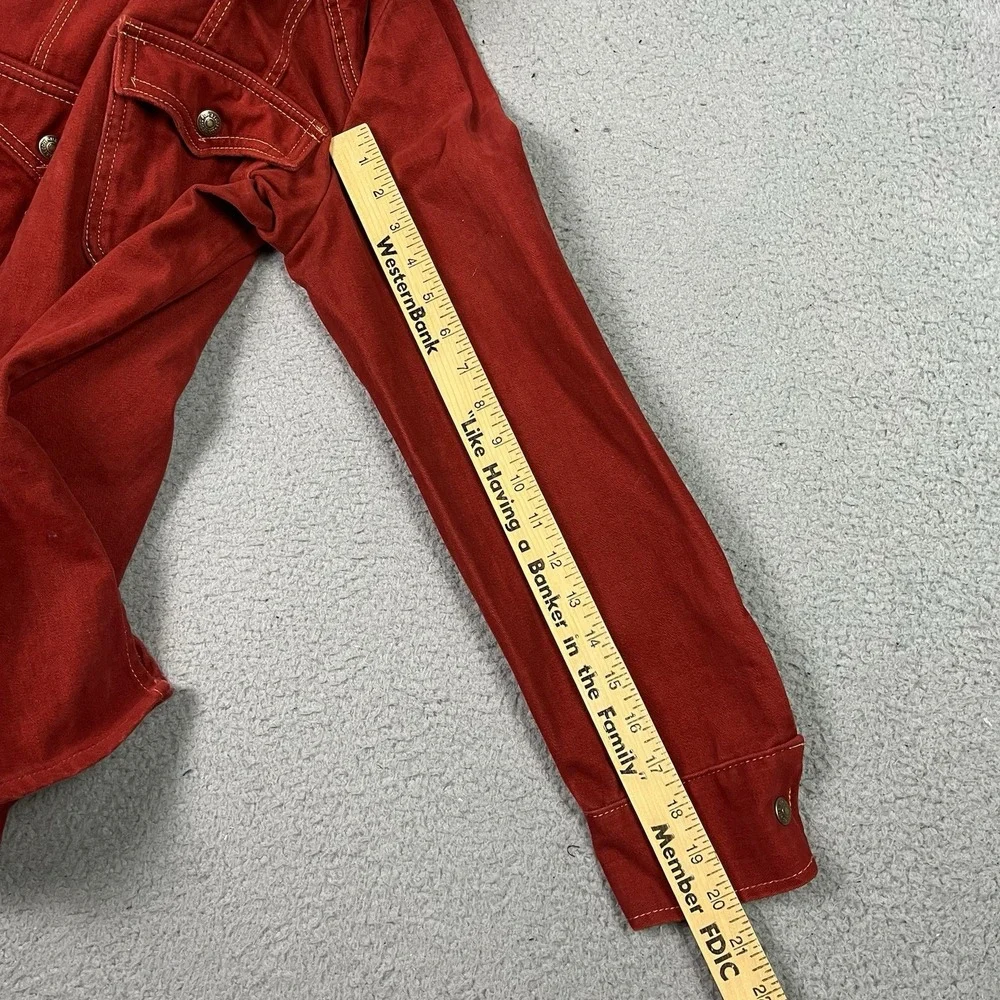 Vintage 70s Mr Leggs‎ Sportswear Jacket Red Coat & Matching Pants Western Style
